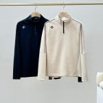 Descente Long-Sleeved Black Cotton Air Running Spring Autumn Winter