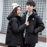 The North Face Down Jacket Red Enhanced Comfort Exquisite Workmanship Winter Patch