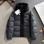 Monk Down Jacket Red Goose Duck Nylon Zippered Pocket