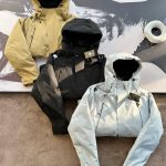 Descente Down Jacket Red Cotton Functional Outdoor
