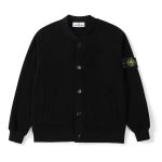 Stone Island Jacket Ash Fleece Fabric Autumn Winter And