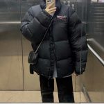 Balenciaga Down Jacket Red Gore-Tex Duck Woven Fabric Waterproof Membrane Simple And Versatile Exquisite Workmanship Street Style Winter Early Zippered Pocket