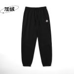 Moncler Sweatpants Red Fleece Fabric Autumn Winter And