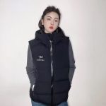 Archaeopteryx Vest Red Down Fleece Quick-Drying Sophistication Autumn Winter Lightweight And Breathable Embroidery