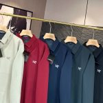 Archaeopteryx Long-Sleeved Shirts Red Wool Fleece Fabric Simple And Elegant Autumn Winter