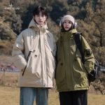 Stone Island Outerwear Red Cotton Down Woven Fabric Jacquard