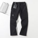 Archaeopteryx Trousers Red Fleece Unrestricted Movement Quick-Drying Zippered Pocket