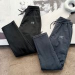 Archaeopteryx Fleece Pants Black Duck Down Smooth To The Touch Simple And Versatile Easy Match Sports Leisure Slim Fit