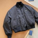 Prada Outerwear Red Cotton Down Simple And Versatile Exquisite Workmanship Suitable For All Body Types Winter Side Pockets