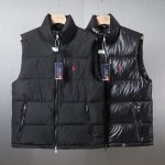 Ralph Lauren Outerwear Red Duck Down Nylon Winter Embroidery