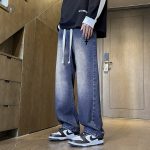 Chrome Hearts Jeans Red Denim Distressed Retro Workwear