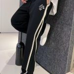 Louis Vuitton Trousers Red Double-Sided Fabric