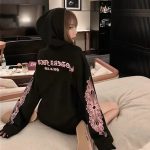 Chrome Hearts Hoodie Red Double-Sided Fabric Winter