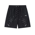 Gucci Shorts Red Polyester Quick-Drying Exquisite Workmanship High-Quality Materials Summer Patch Side Pockets