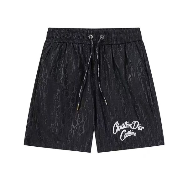 Dior Shorts Red Polyester Fiber Quick-Drying Summer Side Pockets