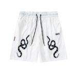 Gucci Shorts Red Polyester Mesh Spring Summer Embroidery