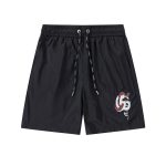 Gucci Shorts Red Polyester Mesh Spring Summer Embroidery