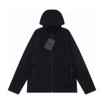 Archaeopteryx Outerwear Red Wool Nylon Fleece Spring Autumn Side Pockets