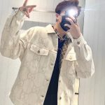 Gucci Jeans Red Cotton Pure Jacquard Denim