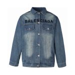 Balenciaga Outerwear Red Denim