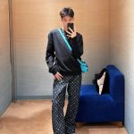 Louis Vuitton Jeans Ash Exquisite Tailoring Embroidery