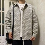 Dior Jacket Red Cotton Pure Jacquard Denim