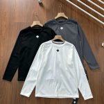 Descente Long-Sleeved Shirts Black Fleece Quick-Drying Autumn Early 3D Logo