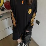 Chrome Hearts Long Sleeves Black Cotton Pure