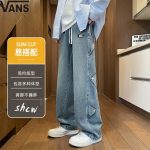 Vans Pants Blue Denim Autumn