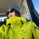 Archaeopteryx Jacket Red Gore-Tex Rayon Spring Embroidery Zippered Pocket