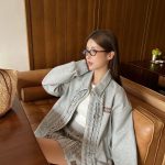 Miu Miu Leather Outerwear