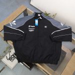Adidas Coat Red Woven Fabric