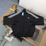 Adidas Coat Red Woven Fabric