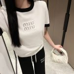 Miu Miu Silk Short-Sleeved Shirt