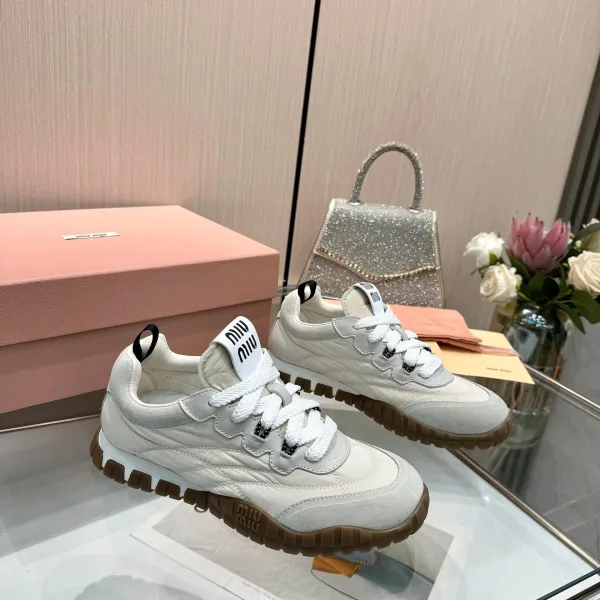 Miu Miu Canvas Sneakers For Spring