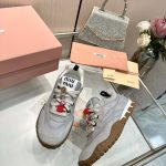 Miu Miu Canvas Sneakers For Spring