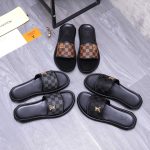 Louis Vuitton Faux Leather Slippers