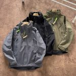 Archaeopteryx Windbreaker Green Gore-Tex Nylon Embroidery