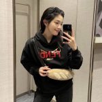 Fendi Hoodie Red Double-Sided Fabric