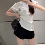 Saint Laurent Velvet Short-Sleeved Shirts