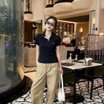 Miu Miu Jacquard Short-Sleeved Polo Shirt