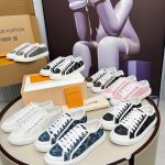 Louis Vuitton Canvas Canvas Shoes For Spring
