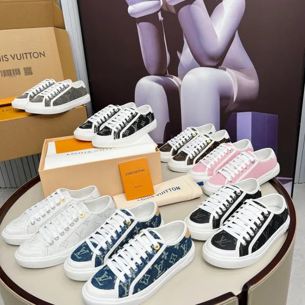 Louis Vuitton Canvas Canvas Shoes For Spring