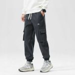The North Face Cargo Pants Red Nylon Spandex Street Style Spring Autumn