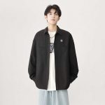 Fila Long-Sleeved Shirt Red Spring Summer Autumn Early Patch