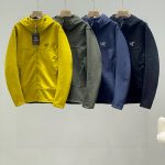 Archaeopteryx Outerwear Red Polyester Nylon Fleece Woven Fabric Outdoor Windproof Spring Autumn