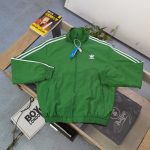 Adidas Coat Red Woven Fabric