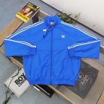 Adidas Coat Red Woven Fabric