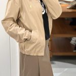 Ralph Lauren Coat Blue Cotton Pure Spring Autumn Embroidery