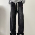 Celine Pants Red Relaxed Fit
